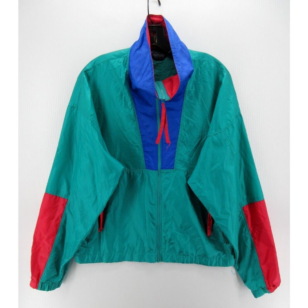 VINTAGE Columbia Jacket Medium Ski Coat Radial Windbreaker Lightweight